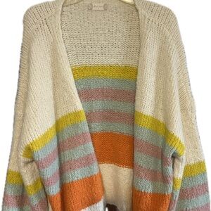 Altar'd State Multicolor Striped Cardigan